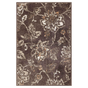 Jacobean Floral Modern Farmhouse Indoor Area Rug or Runner Rug