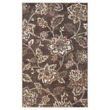 Jacobean Floral Modern Farmhouse Indoor Area Rug or Runner Rug