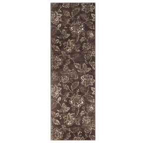 Jacobean Floral Modern Farmhouse Indoor Area Rug or Runner Rug
