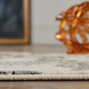 Jacobean Floral Modern Farmhouse Indoor Area Rug or Runner Rug
