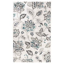 Jacobean Floral Modern Farmhouse Indoor Area Rug or Runner Rug
