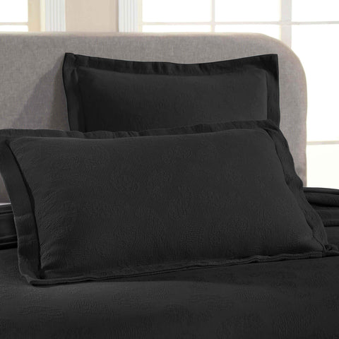 Lightweight Cotton Bedspread Set 3-Piece Paisley Jacquard Matelassé