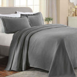 Lightweight Cotton Bedspread Set 3-Piece Paisley Jacquard Matelassé