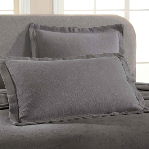 Lightweight Cotton Bedspread Set 3-Piece Paisley Jacquard Matelassé