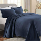 Lightweight Cotton Bedspread Set 3-Piece Paisley Jacquard Matelassé