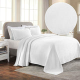 Jacquard Matelassé Paisley Cotton Bedspread Set
