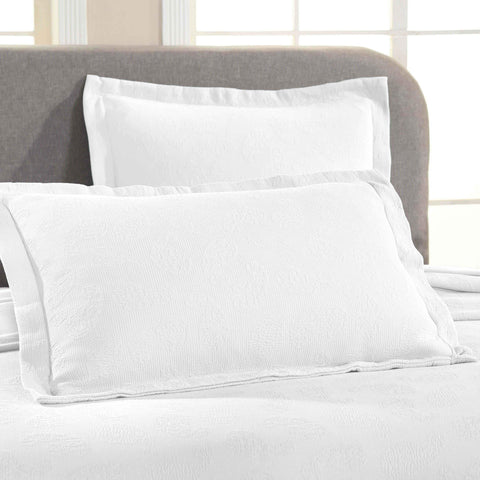 Lightweight Cotton Bedspread Set 3-Piece Paisley Jacquard Matelassé