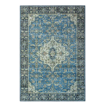 Jat Traditional Medallion Washable Indoor Area Rug or Runner Rug