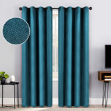 Jaxon Textured Blackout Curtain Set of 2 Panels