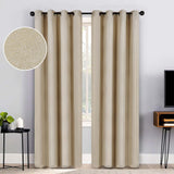 Jaxon Textured Blackout Curtain Set of 2 Panels