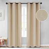 Jaxon Textured Blackout Curtain Set of 2 Panels