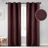 Jaxon Textured Blackout Curtain Set of 2 Panels