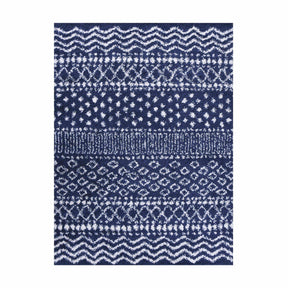 Jayce Boho Geometric Area Rug Indoor Plush Shag Rugs