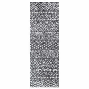 Jayce Boho Geometric Area Rug Indoor Plush Shag Rugs