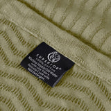 Jena Cotton Textured Chevron Lightweight Woven Blanket