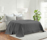 Jena Cotton Textured Chevron Lightweight Woven Blanket