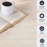 Jena Cotton Textured Chevron Lightweight Woven Blanket