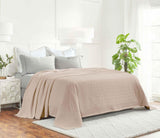Jena Cotton Textured Chevron Lightweight Woven Blanket