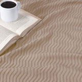 Jena Cotton Textured Chevron Lightweight Woven Blanket