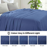 Jena Cotton Textured Chevron Lightweight Woven Blanket