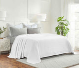 Jena Cotton Textured Chevron Lightweight Woven Blanket