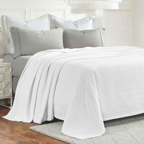 Jena Cotton Textured Chevron Lightweight Woven Blanket