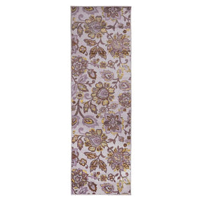 Jezabel Floral Non-Slip Washable Indoor Area Rug or Runner