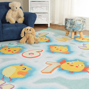 Jumbo Playtime Numbers Anti-Skid Backing Indoor Area Rug