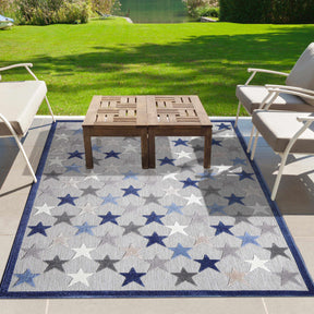 Juniper Stars Novelty Area Rug Modern Indoor Outdoor Rugs