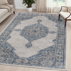 Kailani Modern Farmhouse Medallion Indoor Area Rug or Runner
