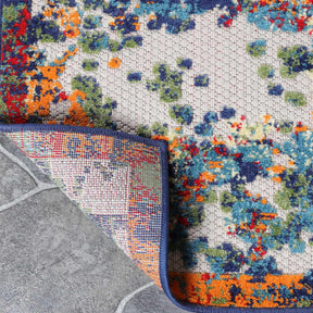 Kalina Abstract Splatter Area Rug Modern Indoor Outdoor Rug