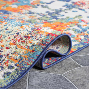 Kalina Abstract Splatter Area Rug Modern Indoor Outdoor Rug
