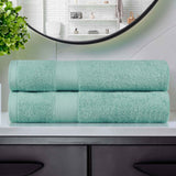Kendell Egyptian Cotton Medium Weight Plush Bath Towel Set of 2