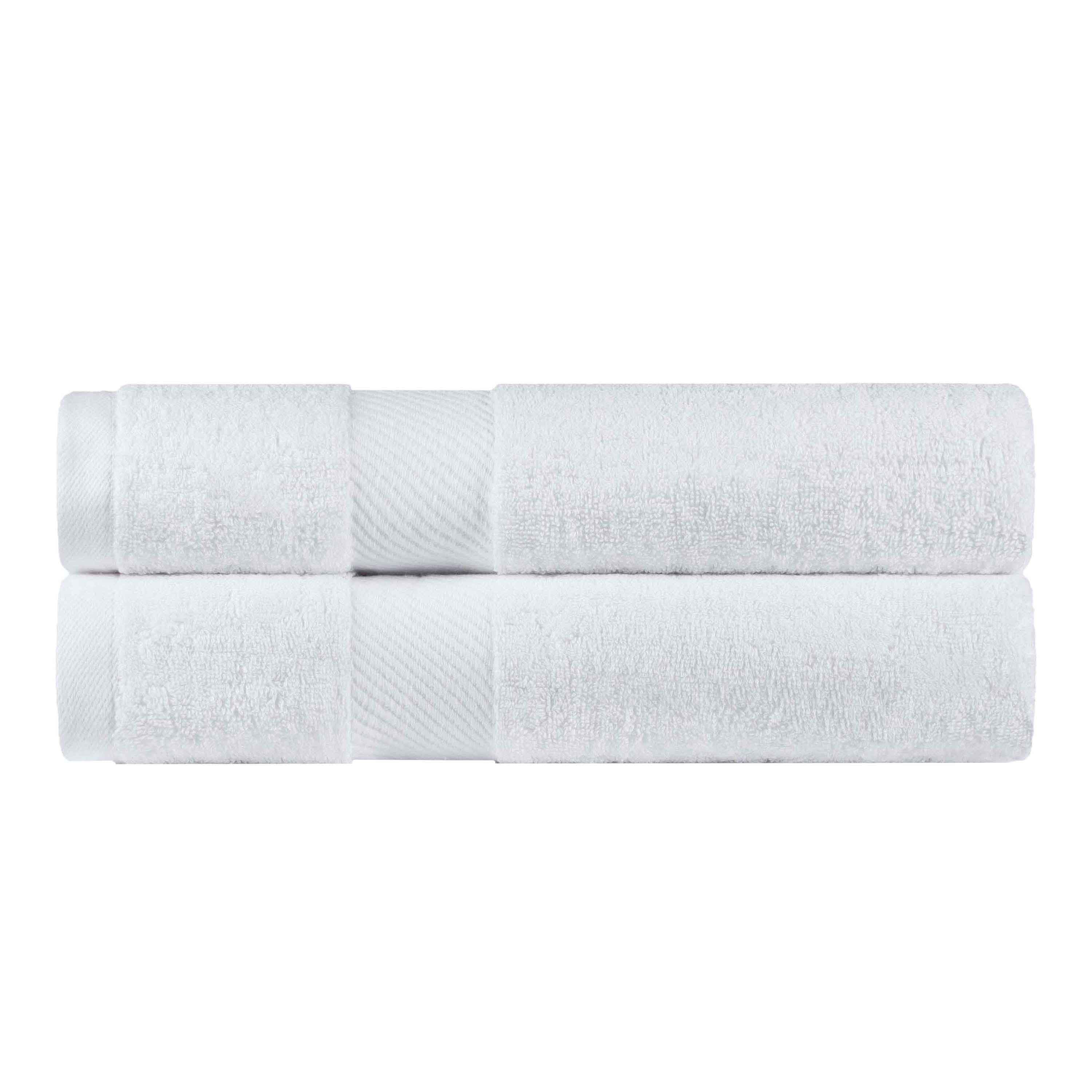 Kendell Egyptian Cotton Medium Weight Plush Bath Towel Set of 2