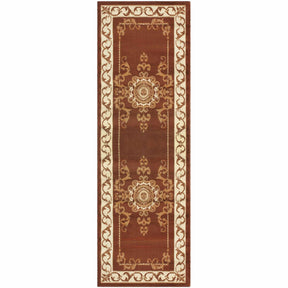 Kensington Traditional Medallion Scroll Indoor Area Rug