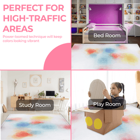 Kids Abstract Kids Indoor Area Rug or Runner Rug