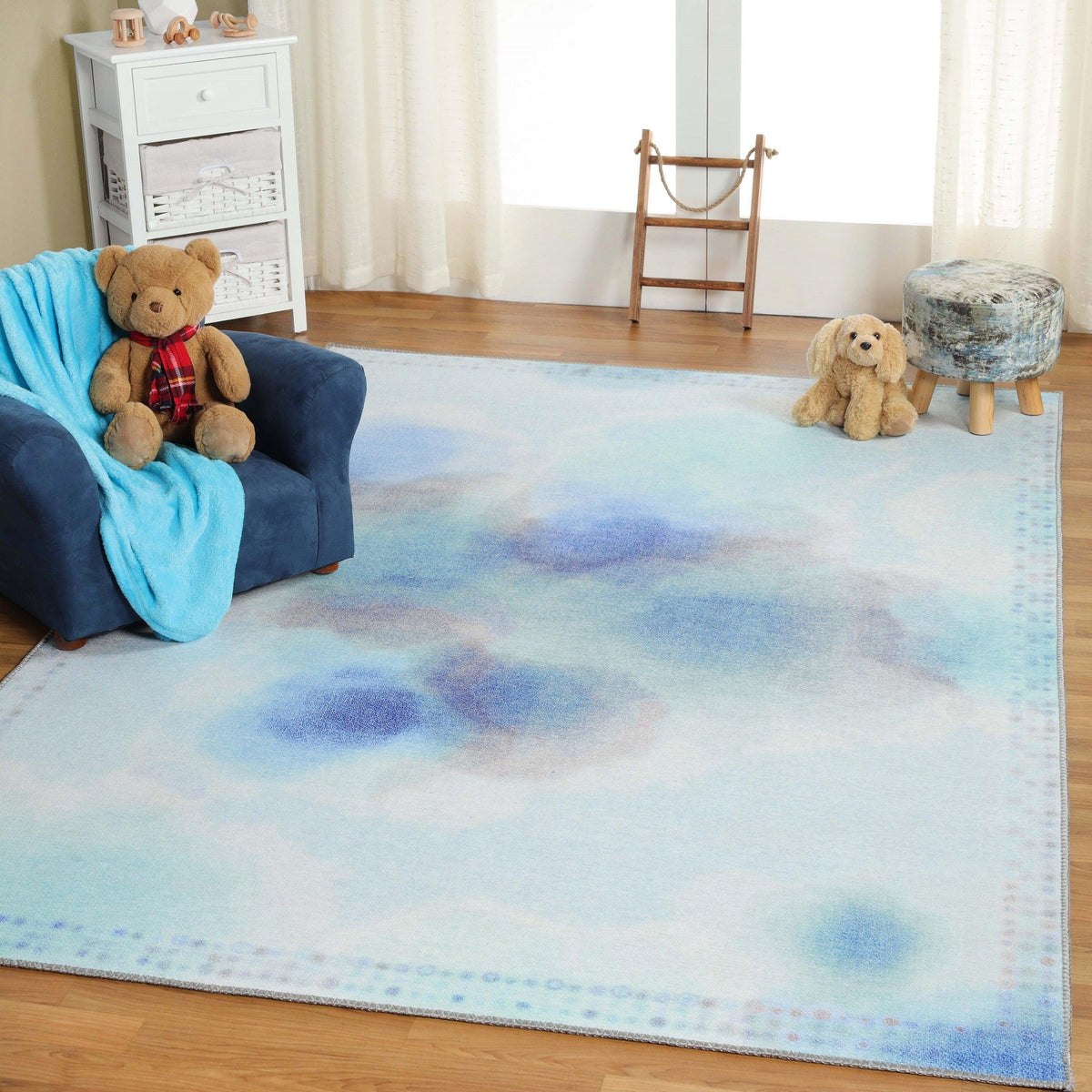 Kids Abstract Kids Indoor Area Rug or Runner Rug