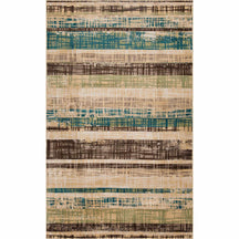 Kylemore Abstract Striped Distressed Indoor Area Rug or Runner Rug