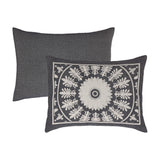 Kymbal Cotton Blend Woven Medallion Jacquard Bedspread Set