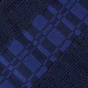 Larissa Cotton Geometric Border Bath Towel Set of 4
