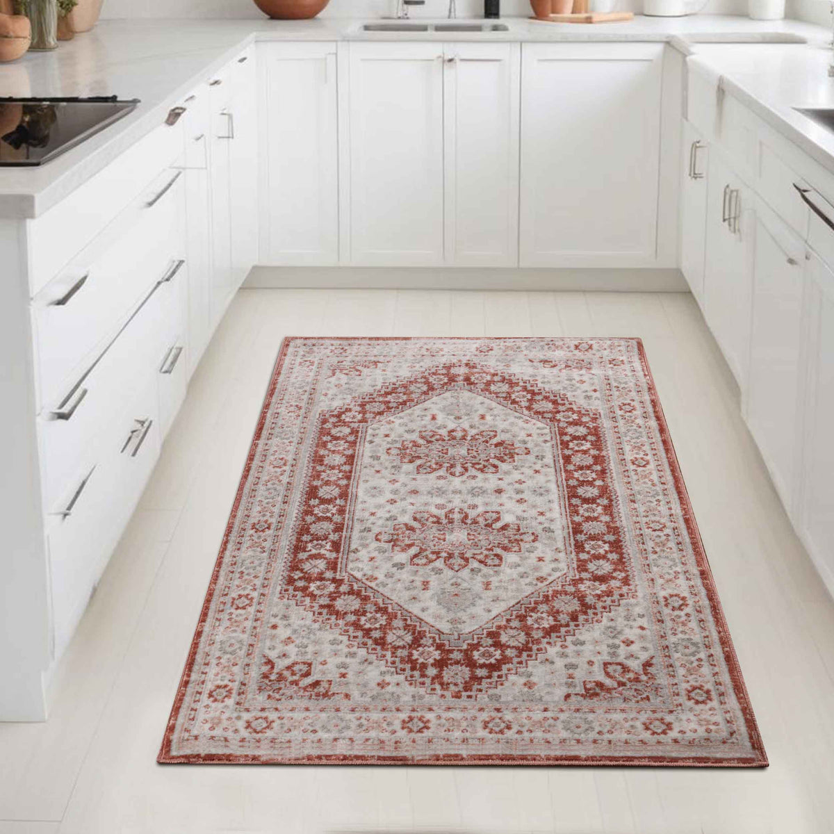 Layland Classic Vintage Medallion Indoor Area Rug or Runner