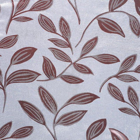 Leaves Machine Washable Room Darkening Blackout Curtains, Set of 2