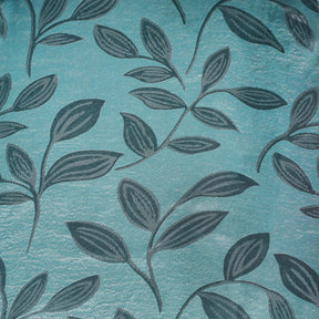 Leaves Machine Washable Room Darkening Blackout Curtains, Set of 2