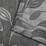 Leaves Machine Washable Room Darkening Blackout Curtains, Set of 2