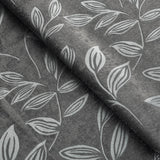 Leaves Machine Washable Room Darkening Blackout Curtains, Set of 2