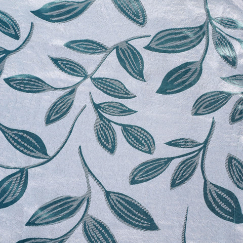 Leaves Machine Washable Room Darkening Blackout Curtains, Set of 2
