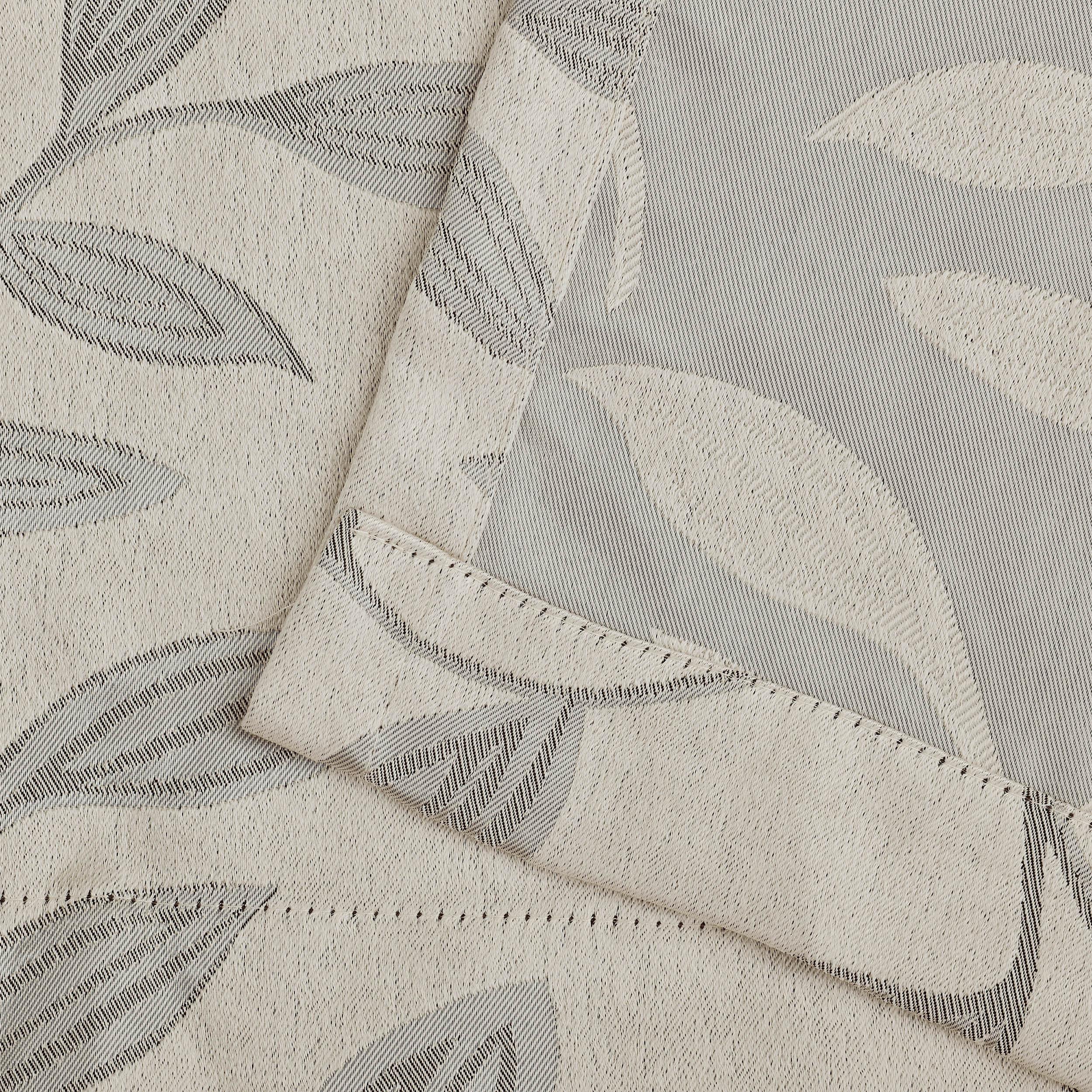 Leaves Machine Washable Room Darkening Blackout Curtains, Set of 2