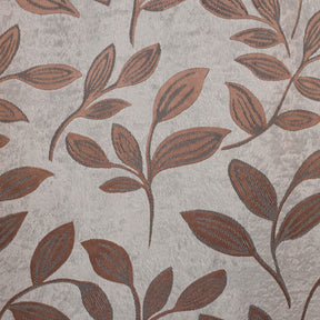 Leaves Machine Washable Room Darkening Blackout Curtains, Set of 2