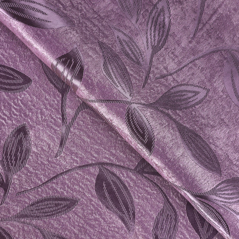 Leaves Machine Washable Room Darkening Blackout Curtains, Set of 2
