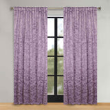 Leaves Room Darkening Back Tabs Blackout Curtain Panels, Set of 2